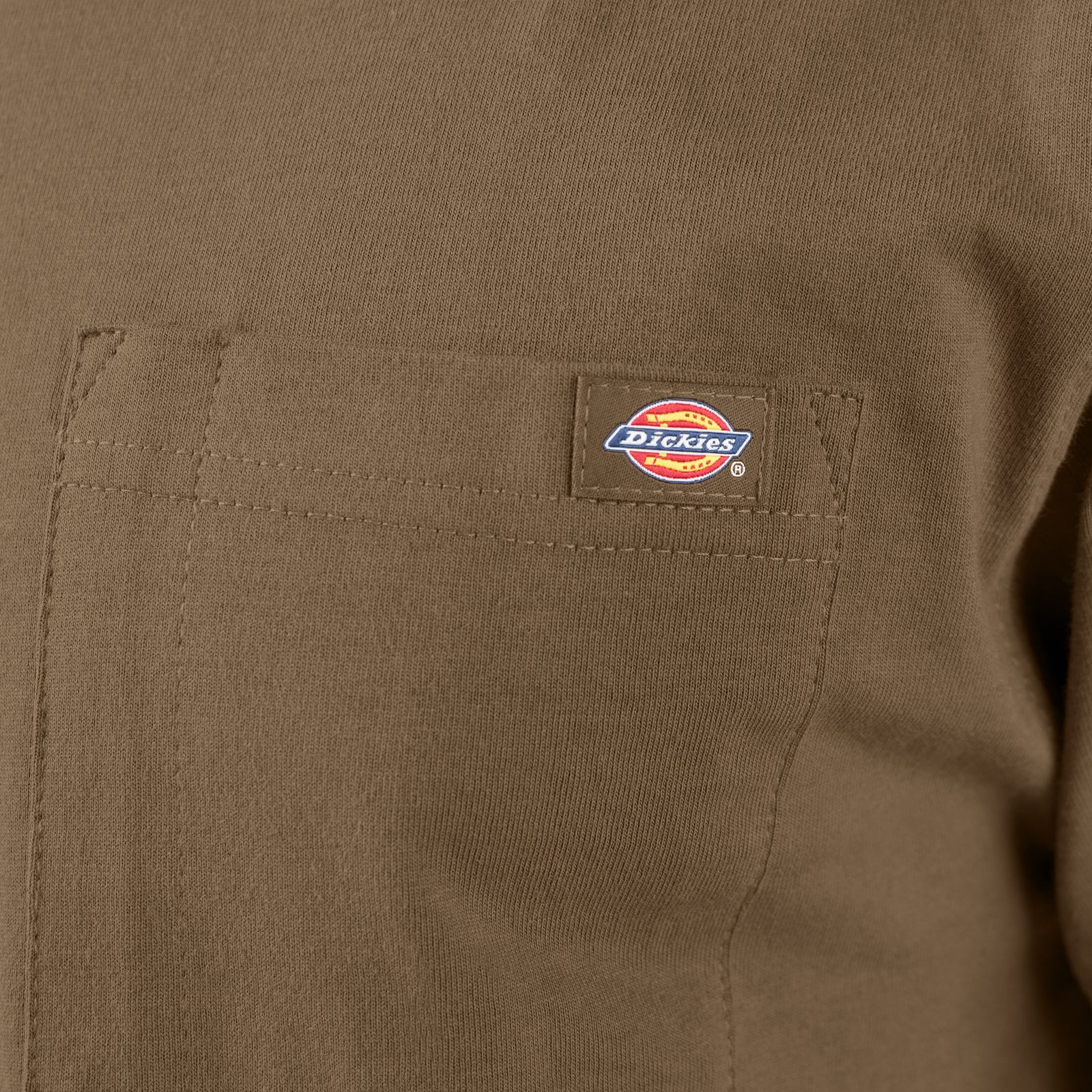 Dickies Heavyweight Short Sleeve Pocket T-Shirt Coyote Brown WS450K92 | Pro Feet