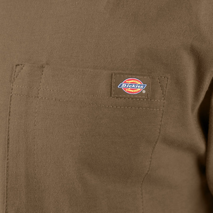 Dickies Heavyweight Short Sleeve Pocket T-Shirt Coyote Brown WS450K92 | Pro Feet