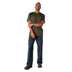 Dickies Heavyweight Short Sleeve Pocket T-Shirt Military Green WS450ML | Pro Feet