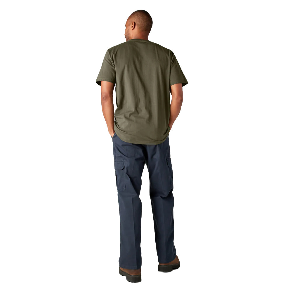 Dickies Heavyweight Short Sleeve Pocket T-Shirt Military Green WS450ML | Pro Feet