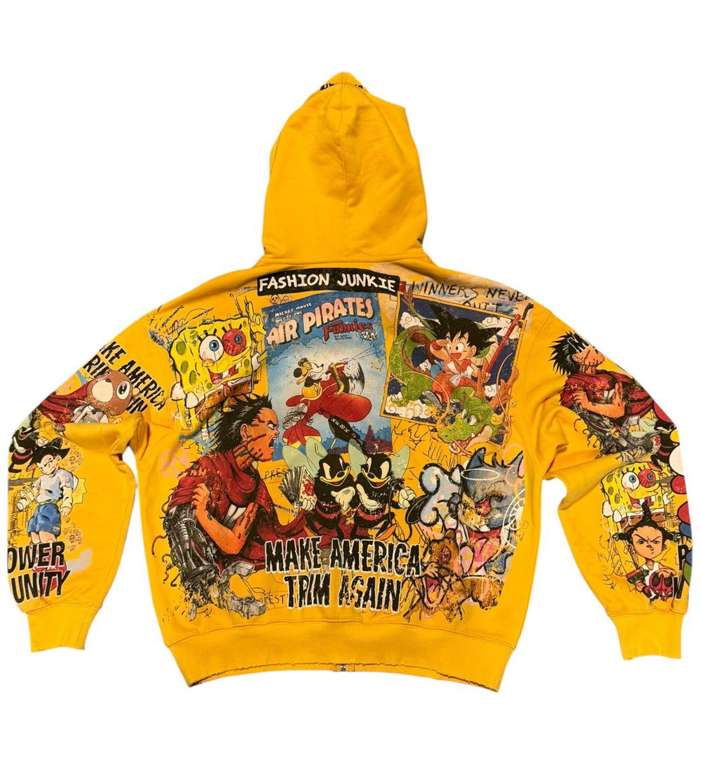 Syndicate Unity 2.0 Zip Up Jacket Yellow YNFH_1 | Pro Feet
