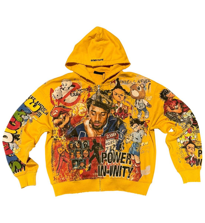 Syndicate Unity 2.0 Zip Up Jacket Yellow YNFH_1 | Pro Feet