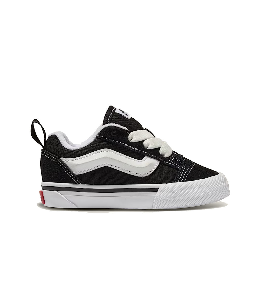 Vans Knu Skool Elastic Lace Toddler Black/White