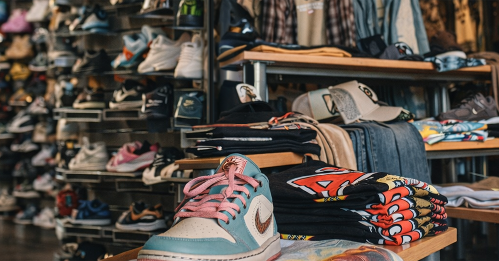 Inside the Pro Feet store