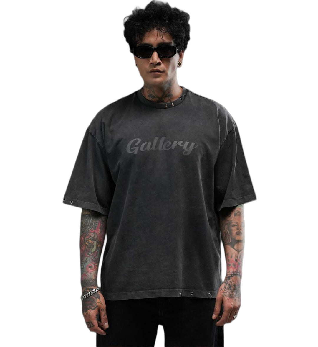 2Y Premium Gallery Heavyweight T-Shirt Charcoal AJ-6484 | Pro Feet