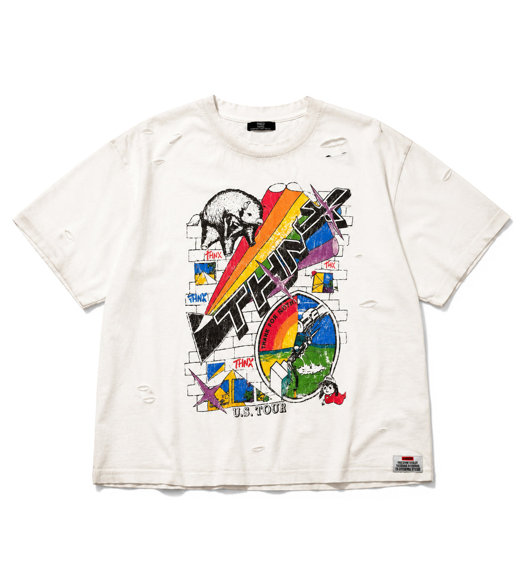 THNX FOR NOTHING Little Piggy T-Shirt White PIGGY | Pro Feet